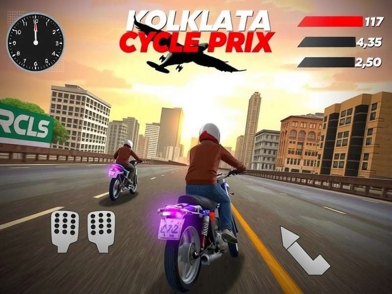 Kolkata Cycle Grand Prix Gameplay